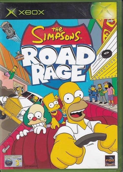 The Simpsons Road Rage - XBOX (A Grade) (Used) (eng)